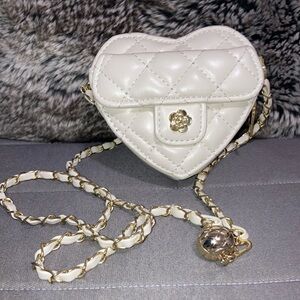 Heart shaped mini purse